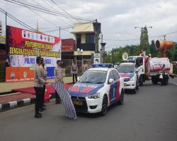POLRES PURBALINGGA DESINFEKSI TEMP