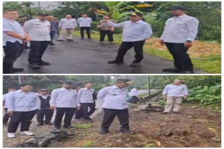 GUBERNUR BANTEN TINJAU LOKASI LONG