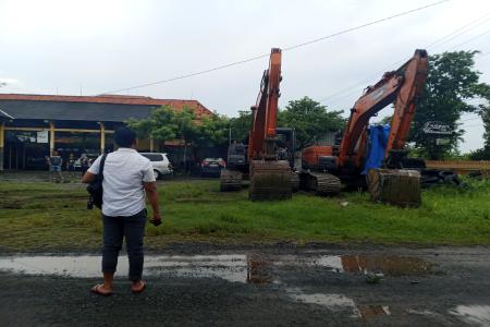 Bareskrim Polri Amankan Dua Alat Berat