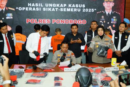 Polres Ponorogo Amankan Pasutr