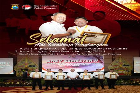 SATRESNARKOBA POLRES PASURUAN RAIH