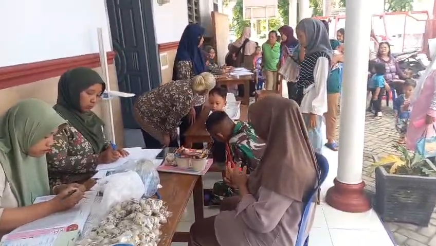 Koptu Nanang Bersama Kader Posyandu Sukoanyar, Gencarkan Pendampingan Percepatan Penurunan Stunting